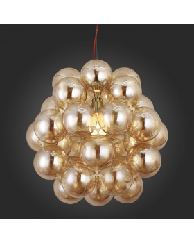 SL533.093.03 Люстра подвесная ST-Luce Хром/Янтарный E27 3*60W ODETTA-foto5