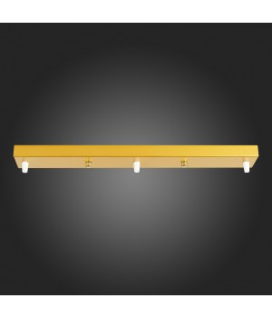 SL001.213.03 Потолочное крепление на 3 лампы (прямоугольное) ST-Luce Золотистый SL001-foto3