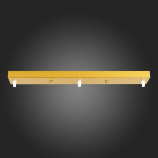 SL001.213.03 Потолочное крепление на 3 лампы (прямоугольное) ST-Luce Золотистый SL001-foto3