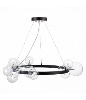 SL1165.403.15 Светильник подвесной ST-Luce Черный/Прозрачный G4 15*5W NECTON-foto11