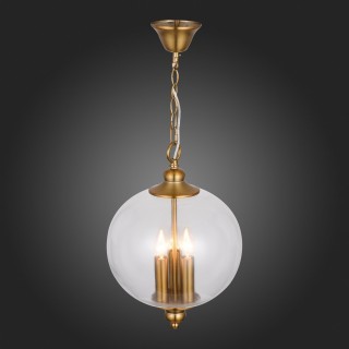 SL362.203.03 Светильник подвесной ST-Luce Золотистый/Прозрачный E14 3*60W LATERIA-foto8