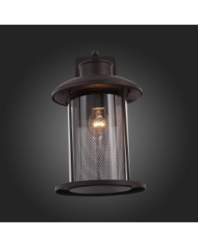 SL080.401.01 Светильник уличный настенный ST-Luce Темный кофе/Прозрачный, Темный кофе E27 1*60W LASTERO-foto9
