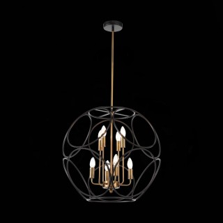 SL1012.423.08 Светильник подвесной ST-Luce Золотистый/Черный E14 8*40W CEZINO-foto11