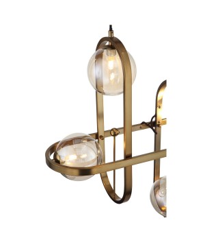 SL1201.203.04 Светильник подвесной ST-Luce Бронзовый/Коньячный G9 4*5W CIRCONO-foto10