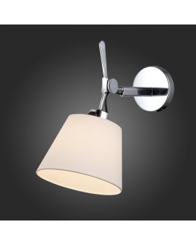 SL464.011.01 Бра ST-Luce Хром/Белый E27 1*60W (из 2-х коробок) REDUZION-foto3