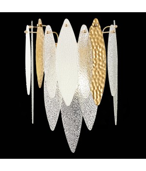 SL1224.201.02 Бра ST-Luce Золотистый/Прозрачный, Белый E14 2*60W LASTRA-foto3