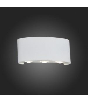 SL089.501.06 Светильник уличный настенный ST-Luce Белый кварцевый/Белый кварцевый, Прозрачный LED 6*1W 4000K BISELLO-foto6