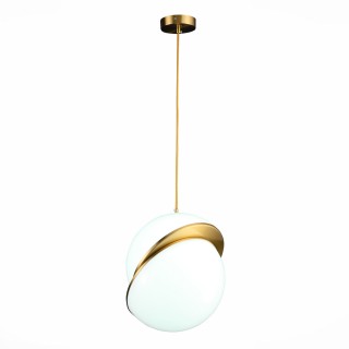 SL1164.323.01 Светильник подвесной ST-Luce Латунь/Белый E27 1*60W LAICO-foto3