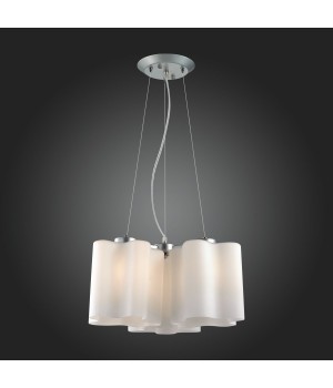 SL116.503.03 Люстра подвесная ST-Luce Серебристый/Белый E27 3*60W ONDE-foto6