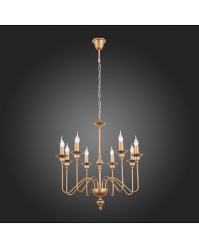 SL186.203.08 Люстра подвесная ST-Luce Латунь, Прозрачный E14 8*40W NOVENTO-foto7