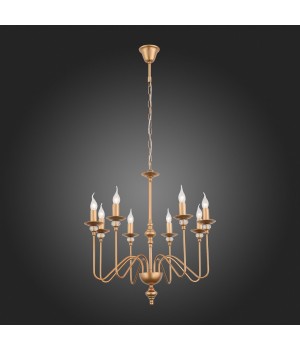 SL186.203.08 Люстра подвесная ST-Luce Латунь, Прозрачный E14 8*40W NOVENTO-foto7