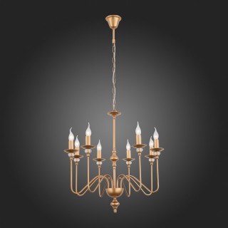 SL186.203.08 Люстра подвесная ST-Luce Латунь, Прозрачный E14 8*40W NOVENTO-foto7