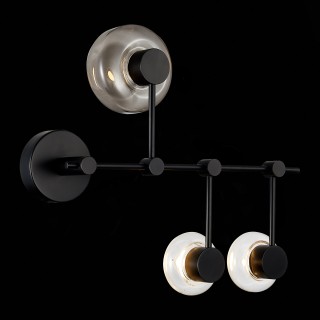 SL6005.401.03 Светильник настенно-потолочный ST-Luce Черный/Дымчатый, Прозрачный LED 3*3W 3000K Vallo-foto3