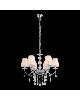 SL176.103.06 Люстра подвесная ST-Luce Хром, Прозрачный/Белый, Хром E14 6*40W AUMENTATO-foto4