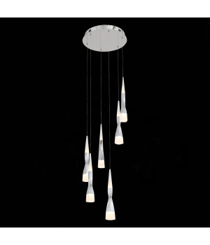 SL405.103.06 Светильник подвесной ST-Luce Хром/Хром, Белый LED 6*7W 3000K BOCHIE-foto3