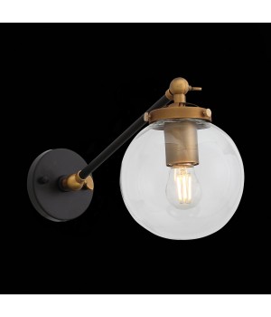 SL234.411.01 Бра ST-Luce Черный, Золото/Прозрачный E27 1*40W VARIETA-foto3