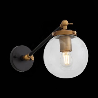 SL234.411.01 Бра ST-Luce Черный, Золото/Прозрачный E27 1*40W VARIETA-foto3