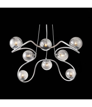 SL1502.103.08 Светильник подвесной ST-Luce Хром/Дымчатый G9 8*5W LEGATEZZA-foto9