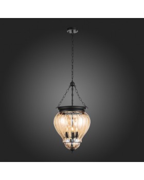 SL317.433.03 Люстра подвесная ST-Luce Черный/Янтарный E14 3*60W SOTTO-foto5