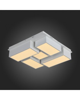 SL934.502.05 Люстра потолочная ST-Luce Белый/Белый LED 5*10W 3000K/4000K/6000K MECANO-foto5
