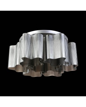 SL117.702.06 Люстра потолочная ST-Luce Серебристый/Дымчатый E27 6*60W ONDE-foto5