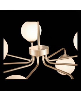 SLE106203-09 Светильник подвесной ST-Luce Золотистый/Белый G9 LED 9*5W REDJINO-foto6