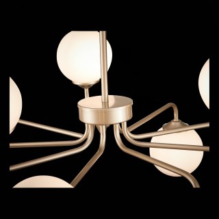 SLE106203-09 Светильник подвесной ST-Luce Золотистый/Белый G9 LED 9*5W REDJINO-foto6