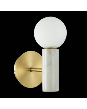 SL1210.501.01 Светильник настенный ST-Luce Золотистый, Белый/Белый G9 1*5W PIETRA-foto4