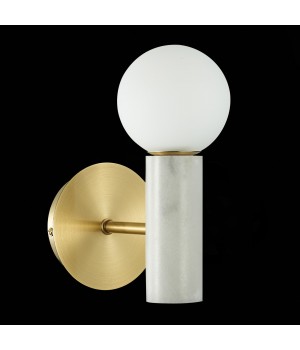 SL1210.501.01 Светильник настенный ST-Luce Золотистый, Белый/Белый G9 1*5W PIETRA-foto4