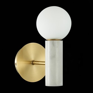 SL1210.501.01 Светильник настенный ST-Luce Золотистый, Белый/Белый G9 1*5W PIETRA-foto4