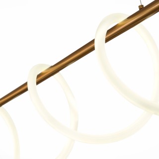 SL6102.303.45 Светильник подвесной ST-Luce Латунь/Белый LED 1*45W 4000K Sagrato-foto4