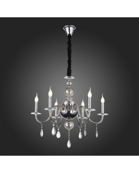 SL1113.403.06 Люстра подвесная ST-Luce Хром, Дымчатый, Прозрачный E14 6*40W SIEMA-foto5