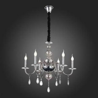 SL1113.403.06 Люстра подвесная ST-Luce Хром, Дымчатый, Прозрачный E14 6*40W SIEMA-foto5