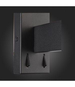 SL1580.401.02 Светильник настенный ST-Luce Черный/Белый LED 2*6+3W 3200K RALIO-foto12