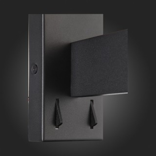 SL1580.401.02 Светильник настенный ST-Luce Черный/Белый LED 2*6+3W 3200K RALIO-foto12