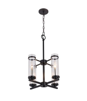 SL334.403.04 Люстра подвесная ST-Luce Черный, Никель/Прозрачный E14 4*60W BICHERO-foto11