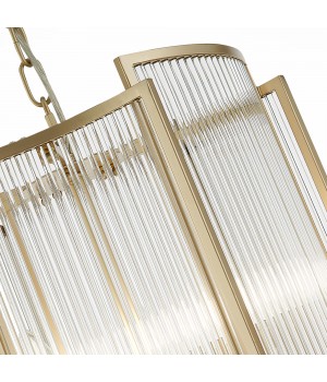 SL1234.203.03 Люстра подвесная ST-Luce Шампань/Прозрачный, Шампань E14 3*60W Cosenza-foto4