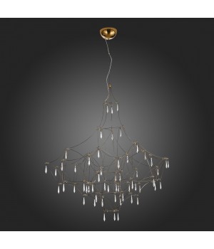 SL797.203.114 Люстра подвесная ST-Luce Золотистый, Шампань LED 114*0,45W 3000K GRAVETTA-foto8