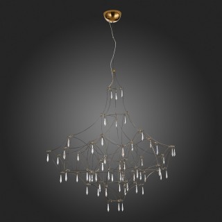 SL797.203.114 Люстра подвесная ST-Luce Золотистый, Шампань LED 114*0,45W 3000K GRAVETTA-foto8