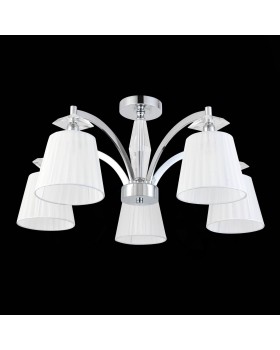 SL1756.102.05 Светильник потолочный ST-Luce Хром/Светло-серый E14 5*40W BELLO-foto8