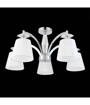 SL1756.102.05 Светильник потолочный ST-Luce Хром/Светло-серый E14 5*40W BELLO-foto8