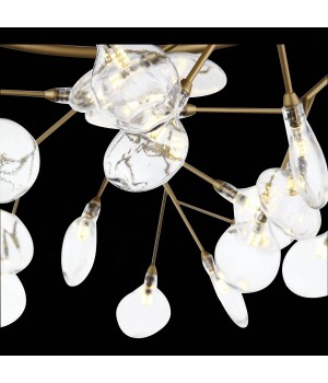 SL411.233.45 Люстра подвесная ST-Luce Золотистый/Прозрачный G4 45*1,5W RICCARDO-foto8