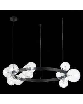 SL1165.402.15 Светильник подвесной ST-Luce Черный/Прозрачный G4 15*5W NECTON-foto9