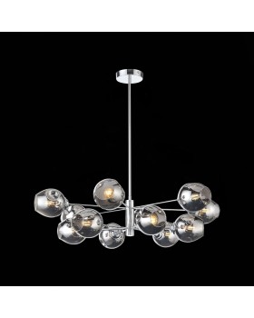 SL1500.103.12 Светильник подвесной ST-Luce Хром/Дымчатый E14 12*40W FOVIA-foto10