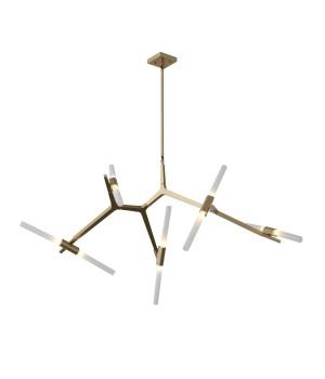 SL947.202.10 Люстра потолочная ST-Luce Золотистый/Белый G9 10*5W LACONICITA-foto2