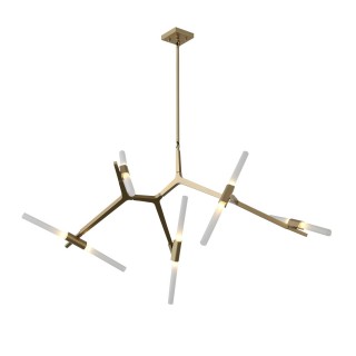 SL947.202.10 Люстра потолочная ST-Luce Золотистый/Белый G9 10*5W LACONICITA-foto2