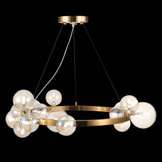 SL1165.303.15 Светильник подвесной ST-Luce Бронза/Коньячный G4 15*5W NECTON-foto7