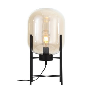 SL1050.505.01 Прикроватная лампа ST-Luce Черный/Коньячный E27 1*40W (из 2-х коробок) BURASCA-foto2