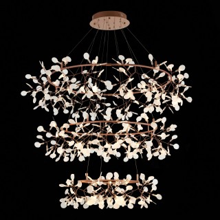 SL379.203.486 Люстра подвесная ST-Luce Медный/Белый LED 486*0,5W 3500K RAFINA-foto4