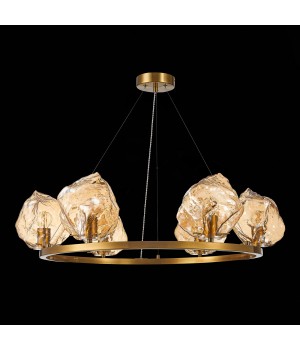 SL1175.303.06 Люстра подвесная ST-Luce латунь/янтарный E14 6*40W Portici-foto8